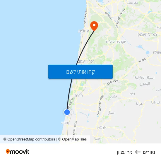 מפת נעורים לניר עציון