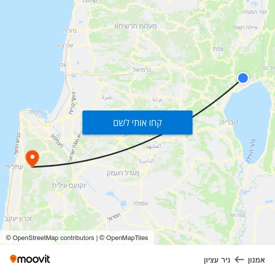 מפת אמנון לניר עציון