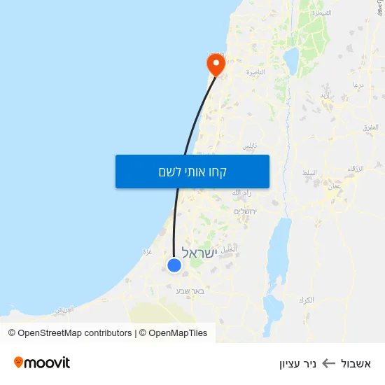 מפת אשבול לניר עציון