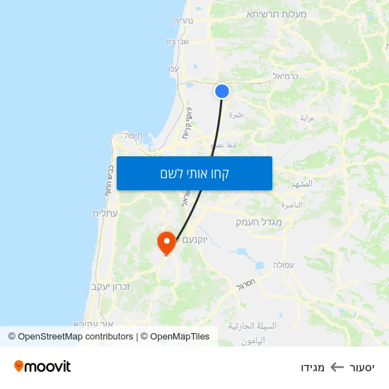 מפת יסעור למגידו