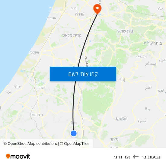 מפת גבעות בר לנצר חזני