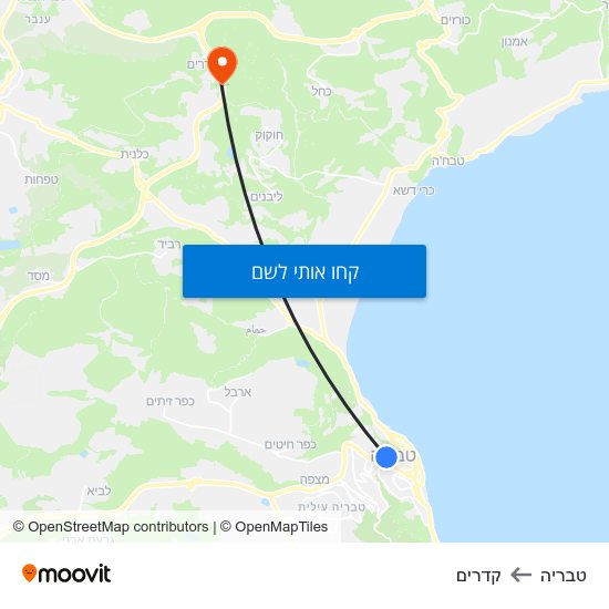 מפת טבריה לקדרים