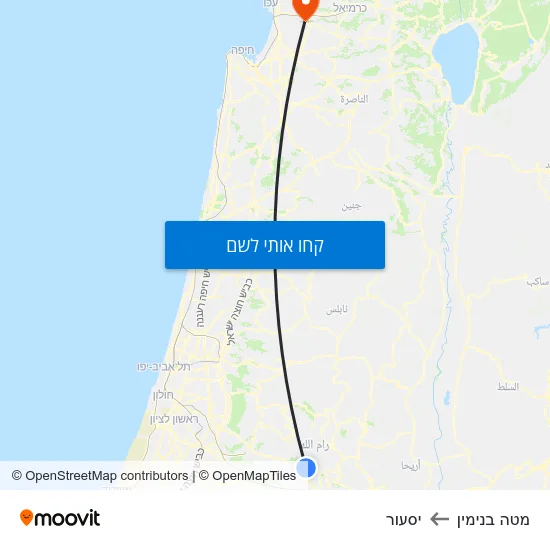 מפת מטה בנימין ליסעור