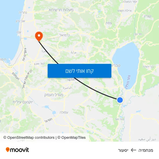 מפת מנחמיה ליסעור