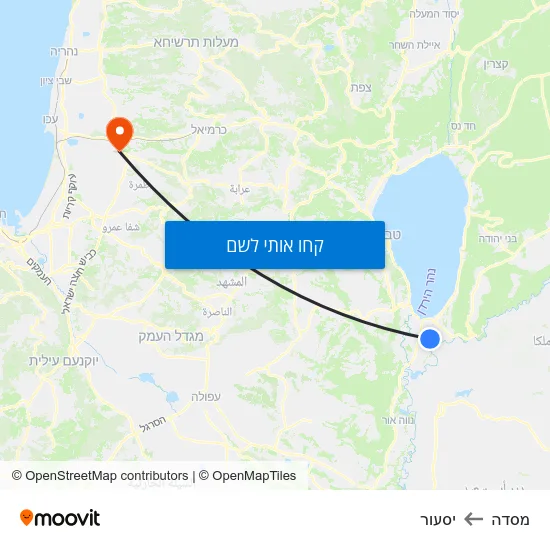 מפת מסדה ליסעור