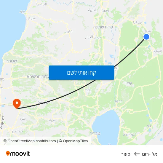 מפת אל -רום ליסעור