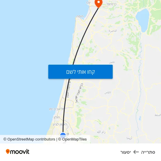מפת סתרייה ליסעור