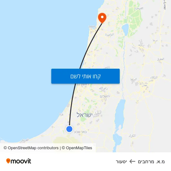 מפת מ.א. מרחבים ליסעור