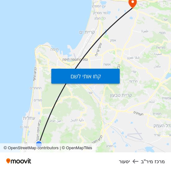 מפת מרכז מיר''ב ליסעור