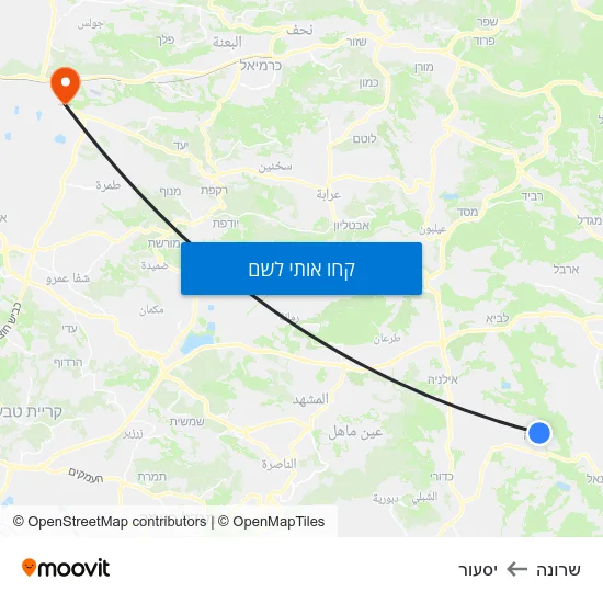 מפת שרונה ליסעור