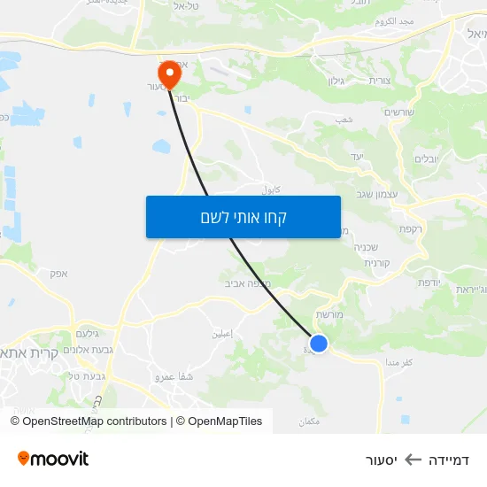 מפת דמיידה ליסעור