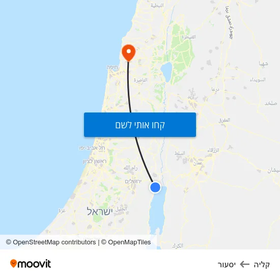 מפת קליה ליסעור