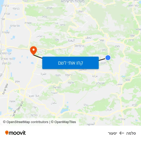 מפת סלמה ליסעור