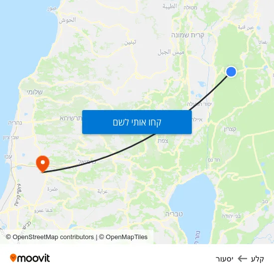 מפת קלע ליסעור