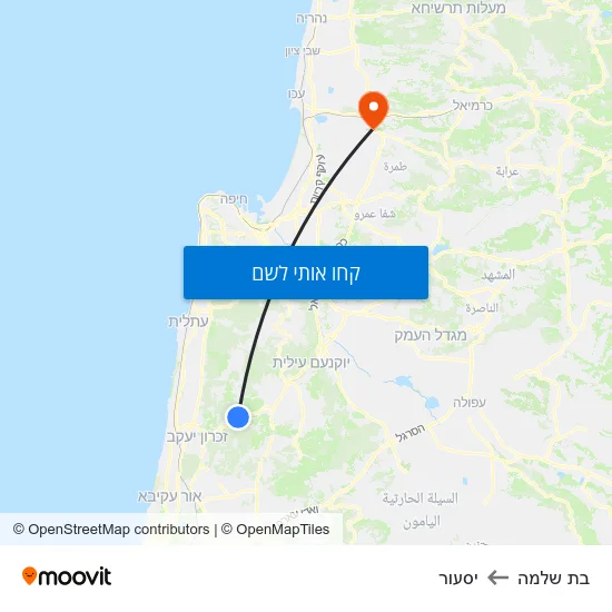 מפת בת שלמה ליסעור