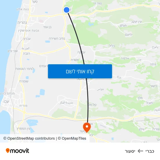 מפת כברי ליסעור