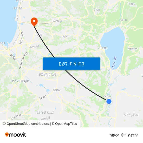 מפת ירדנה ליסעור