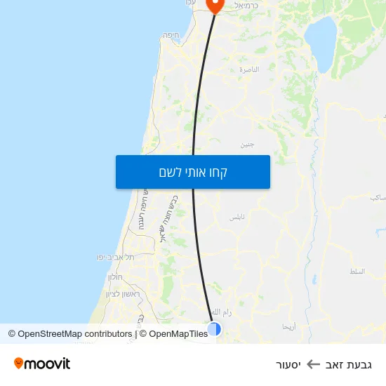 מפת גבעת זאב ליסעור