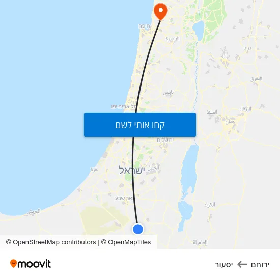 מפת ירוחם ליסעור