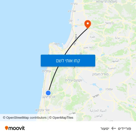מפת פוריידיס ליסעור
