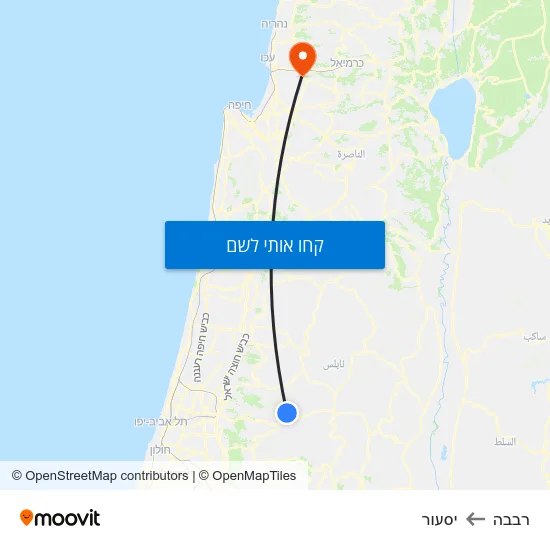 מפת רבבה ליסעור