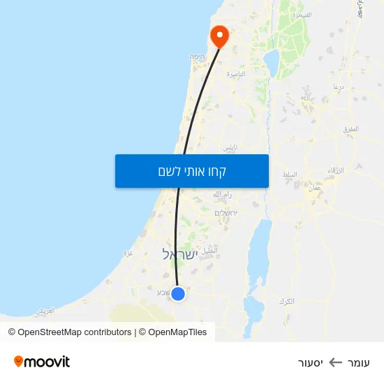 מפת עומר ליסעור