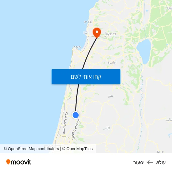 מפת עולש ליסעור