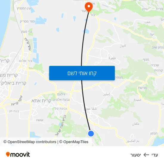 מפת עדי ליסעור