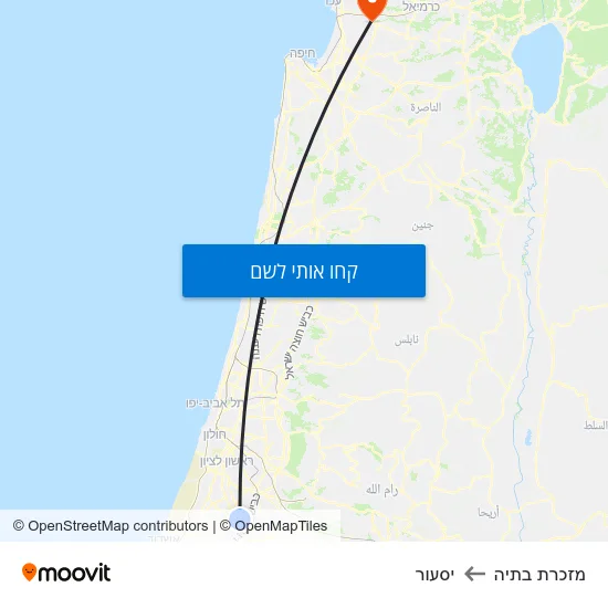 מפת מזכרת בתיה ליסעור