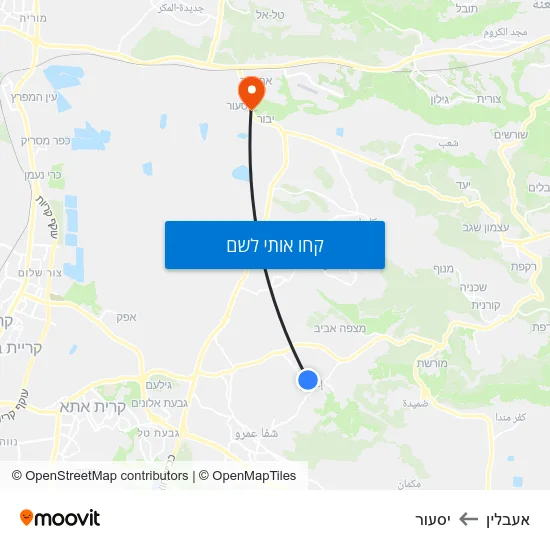 מפת אעבלין ליסעור