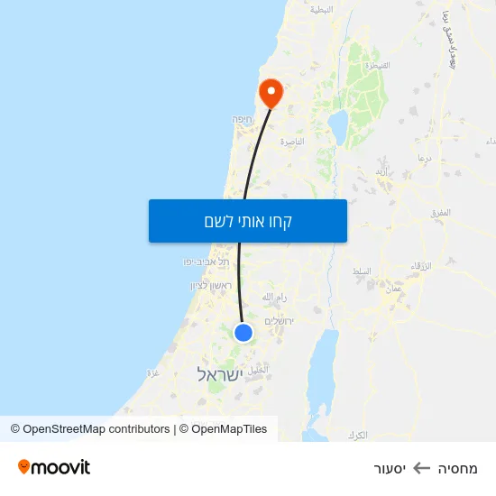 מפת מחסיה ליסעור