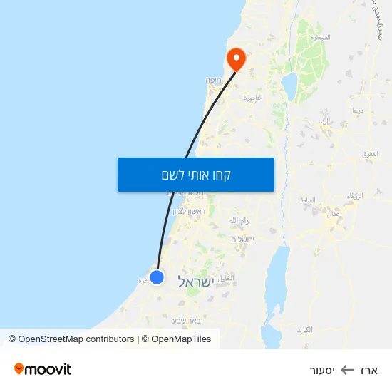 מפת ארז ליסעור