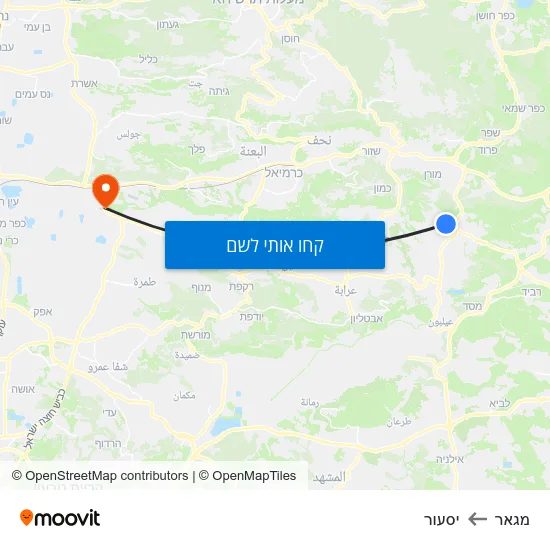 מפת מגאר ליסעור