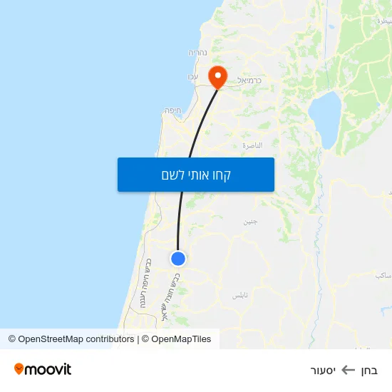 מפת בחן ליסעור