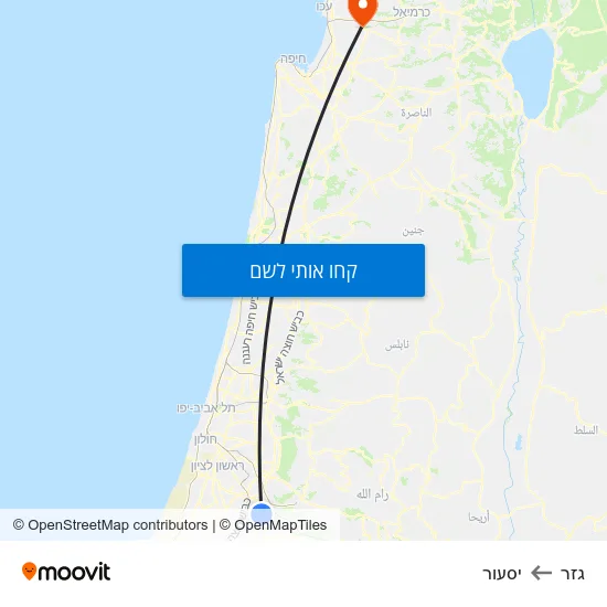 מפת גזר ליסעור