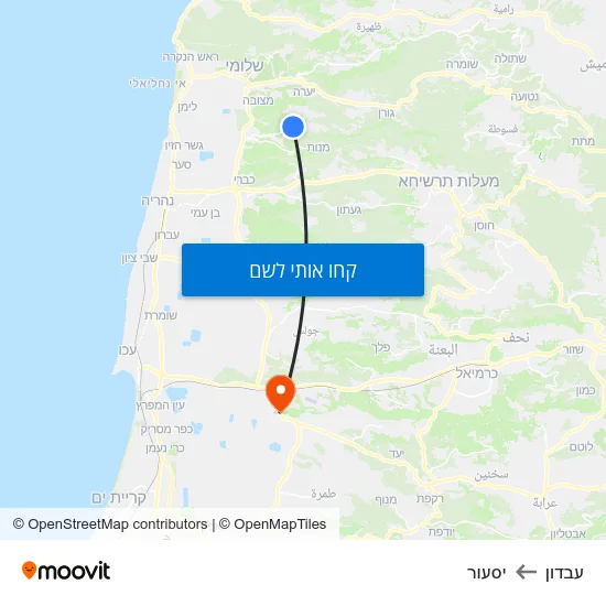 מפת עבדון ליסעור