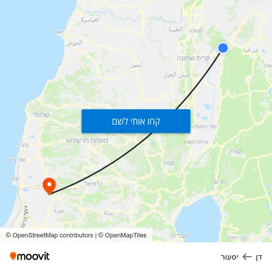 מפת דן ליסעור