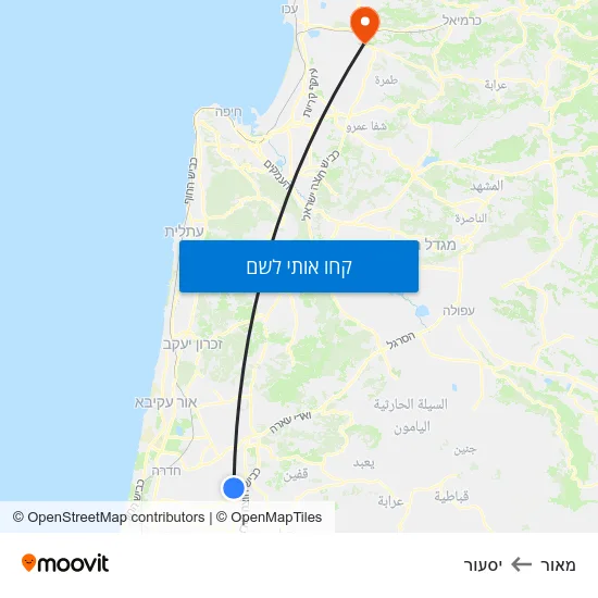 מפת מאור ליסעור