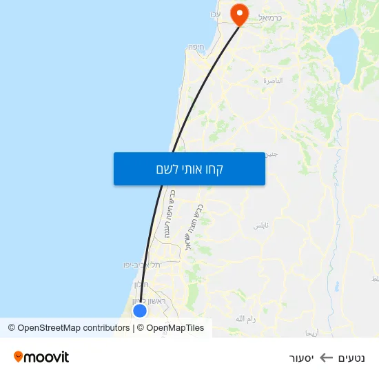 מפת נטעים ליסעור