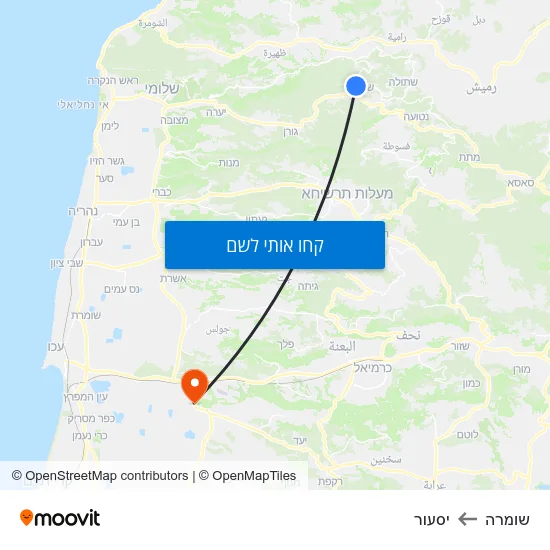 מפת שומרה ליסעור