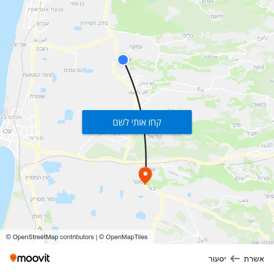 מפת אשרת ליסעור