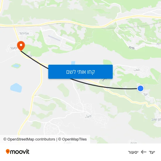 מפת יעד ליסעור