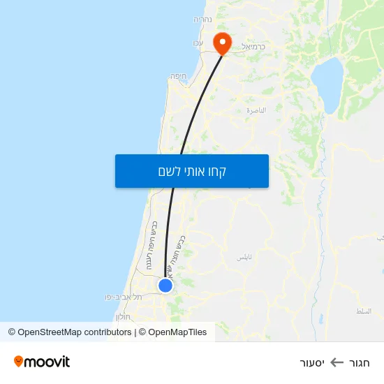 מפת חגור ליסעור