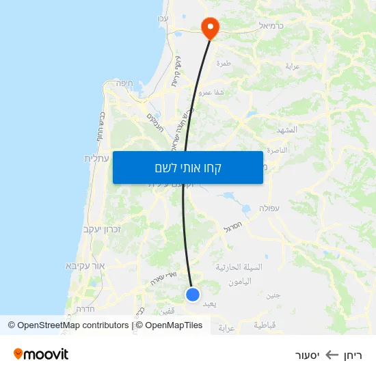 מפת ריחן ליסעור