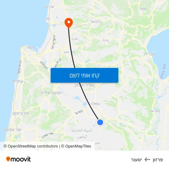 מפת פרזון ליסעור