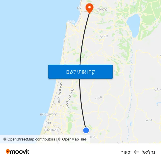מפת נחליאל ליסעור