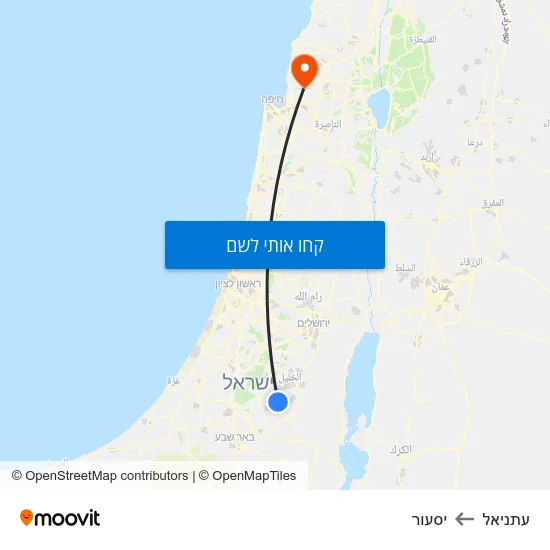 מפת עתניאל ליסעור