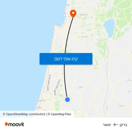 מפת ברקן ליסעור