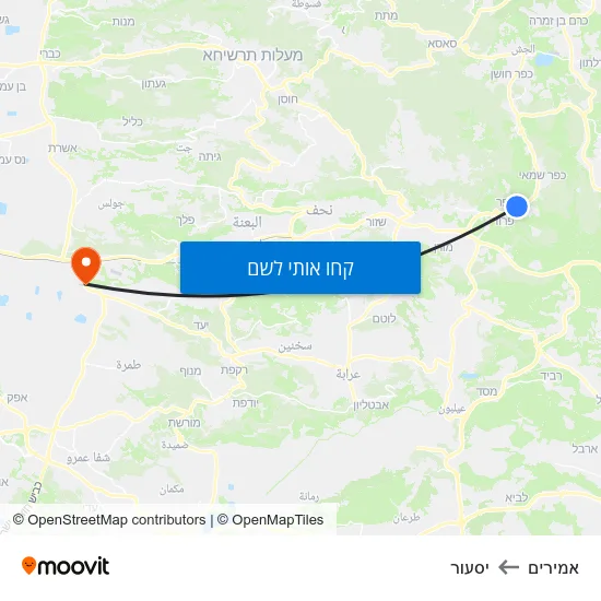 מפת אמירים ליסעור