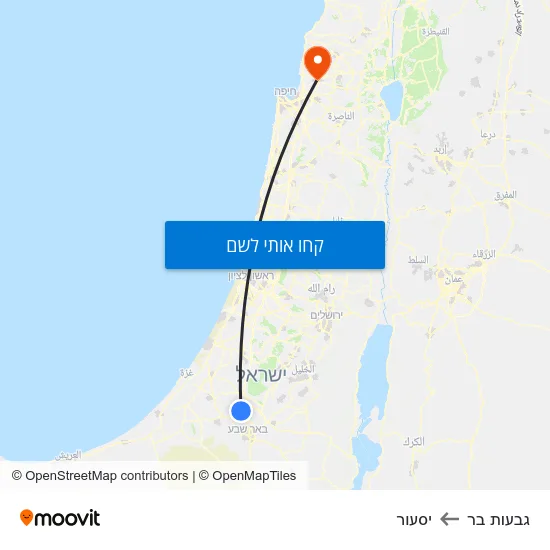 מפת גבעות בר ליסעור